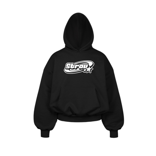 STRAV HOODIE- BLACK & WHITE